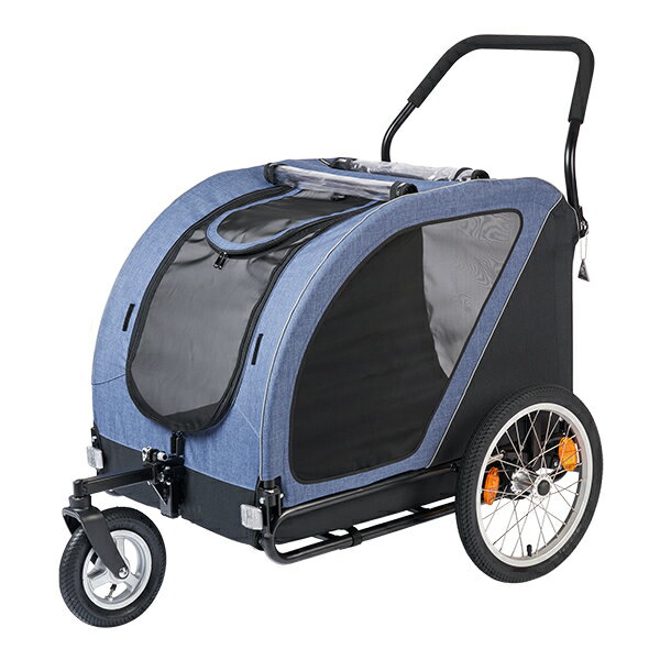 【入荷時期未定】【AIRBUGGY FOR PET】エアバギー TWINKLE キューブ NEST BIKE アースブルー ブラック AD3028