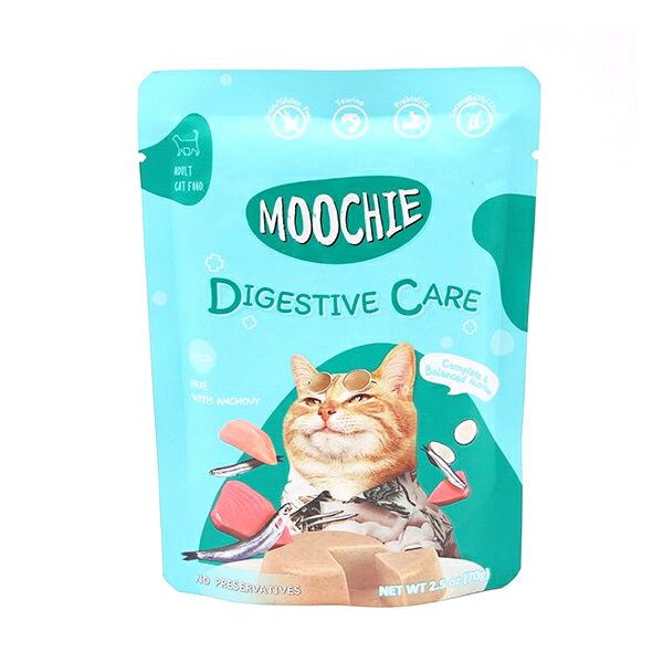 【あす楽】Moochie猫パウチ70g アンチョビ