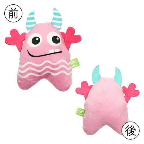 ルークラン ROOP ループ スモル カラフルモンスター ピンク(犬用おもちゃ 犬用玩具)