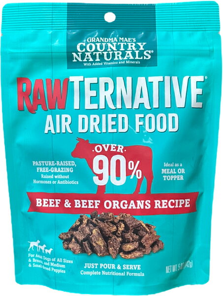 ローターネイティブ ビーフ＆ビーフオーガンズ 142g ドッグフード 総合栄養食 エアドライ 生食
