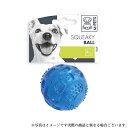 ♪レビューで特典♪M-PETS PLAYドッグトイ スクィキーボール ブルー(犬用おもちゃ 犬用玩具)