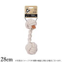 ♪レビューで特典♪M-PETS COTO デュオボール 28cm ホワイト(犬用おもちゃ 犬用玩具)