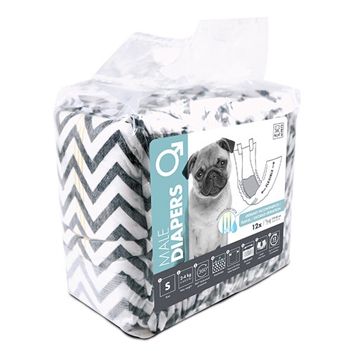 M-PETS エムペッツ 男の子用オムツ Mサイズ(犬用　犬用品) 2