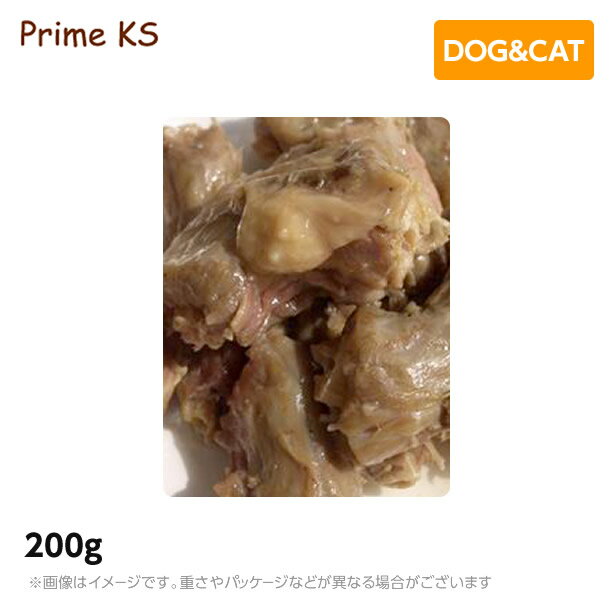 プライムケイズ 嵐山善兵衛　無薬飼育鶏 かぶりつき 200g手作り 国産 無添加 トッピング（ペットフード..