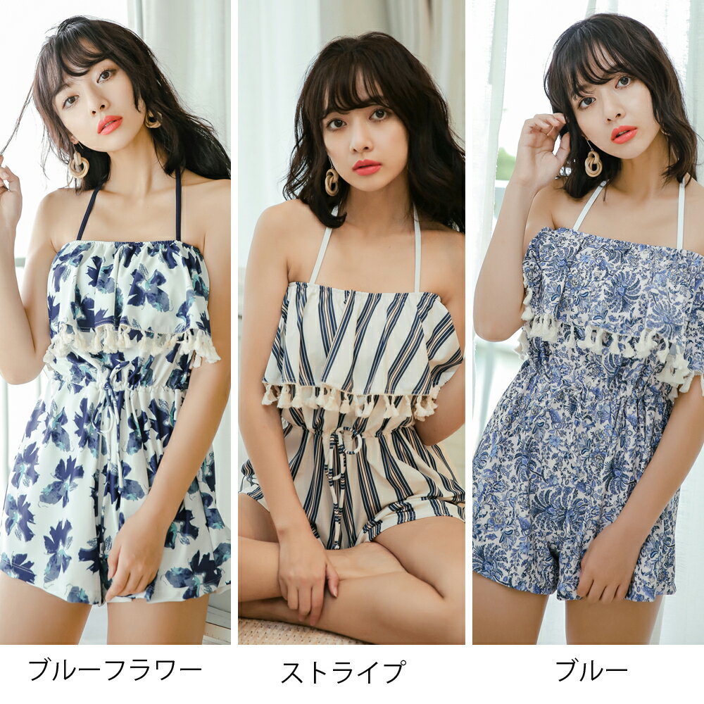 【500円OFF対象】水着 レディース 体型カバー タンキニ 大きいサイズ 体型カバー水着 オトナ女子 ワンピース リゾート マタニティ ママ水着 バンドゥ ビキニ ショートパンツ バスト ぽっちゃり ワイヤービキニ サロペット 白 花柄 ミセス 30代 40代 50代 2022新作水着