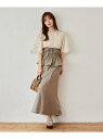 レースアップコルセットsetスカート mysty woman ミスティ...(4)