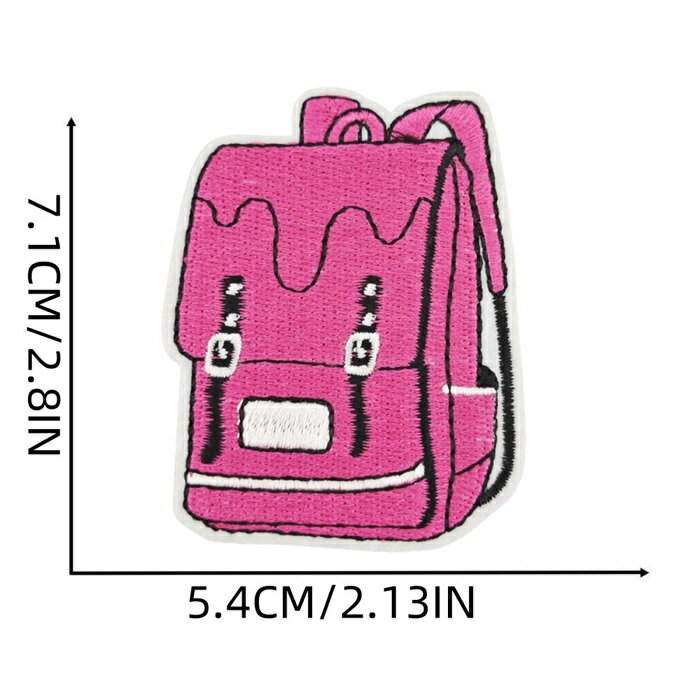 リュックサック バッグ 鞄 ワッペン アップリケ アイロン対応 1枚入り 入学 入園