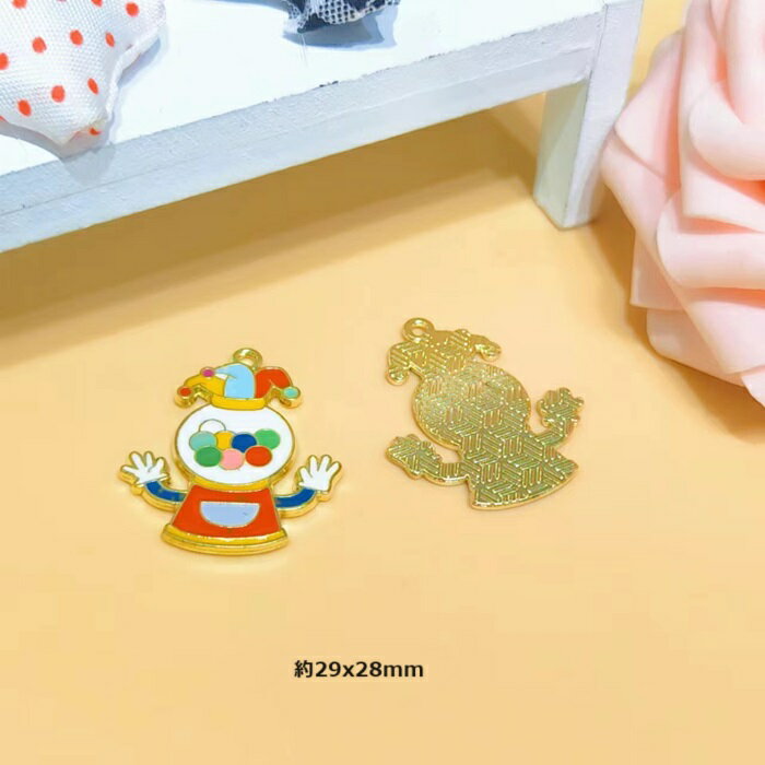 樂天商城 - 宝くじ がちゃがちゃ 抽選機 チャーム ピアスパーツ アクセサリーパーツ 1個入り