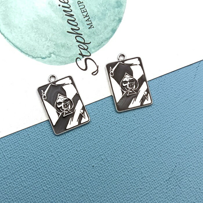 ドクロ ゴースト ハロウィン チャーム ピアスパーツ アクセサリーパーツ 1個入り