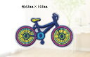 自転車 ワッペン アイロン対応 アップリケ 手芸材料 1枚