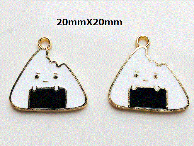 おにぎり チャーム アクセサリーパーツ 手芸材料 1個