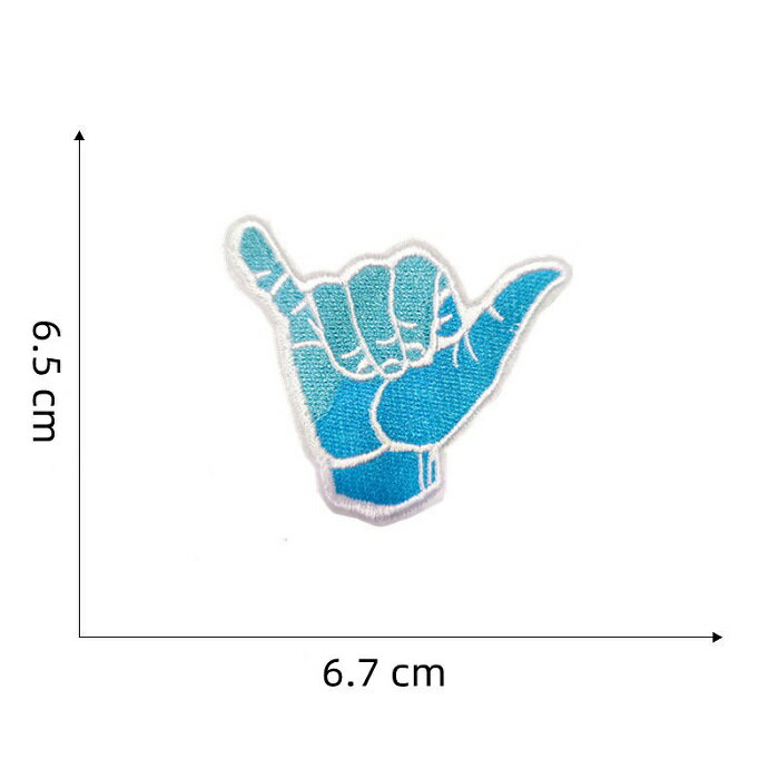 ポーズ ワッペン アップリケ アイロン対応 1枚