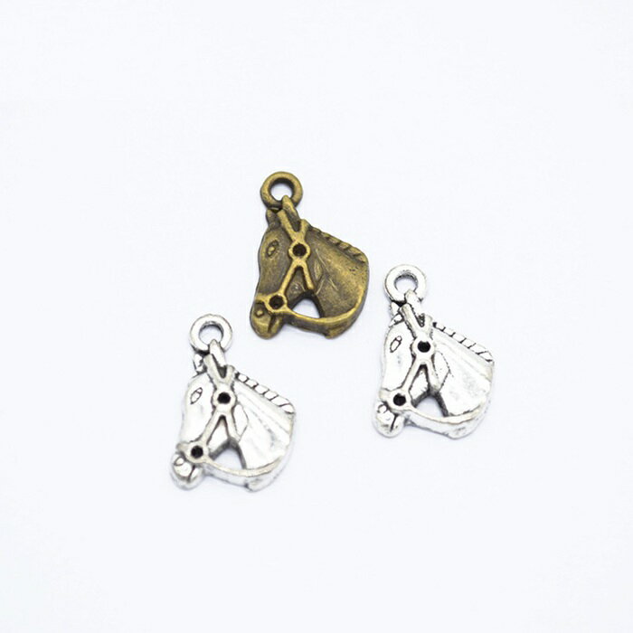 馬 競馬 競走馬 チャーム ピアスパーツ アクセサリーパーツ モチーフ 入学 入園 1個入り