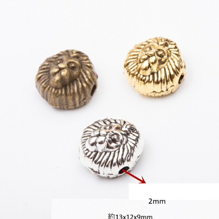 ライオン ロンデル ブレスレット アクセサリーパーツ 入学 入園 1個入り