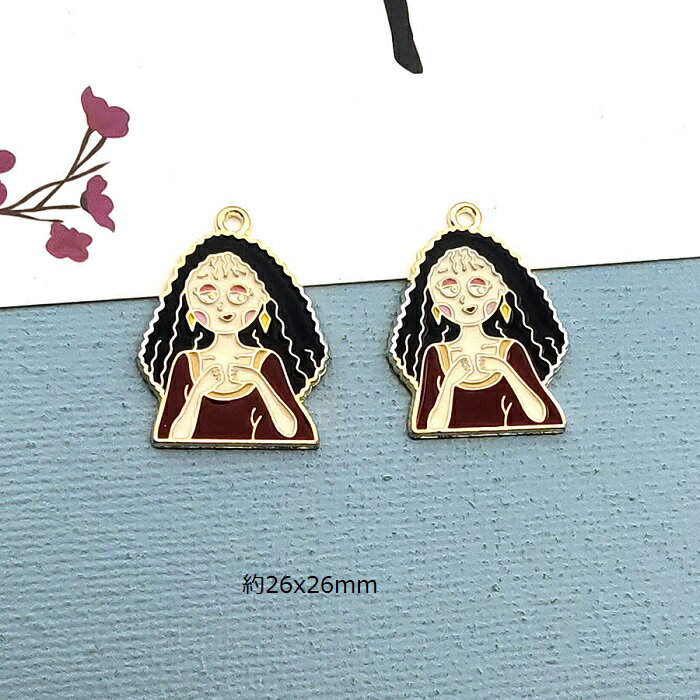 魔女 ハロウィン チャーム ピアスパーツ アクセサリーパーツ 1個