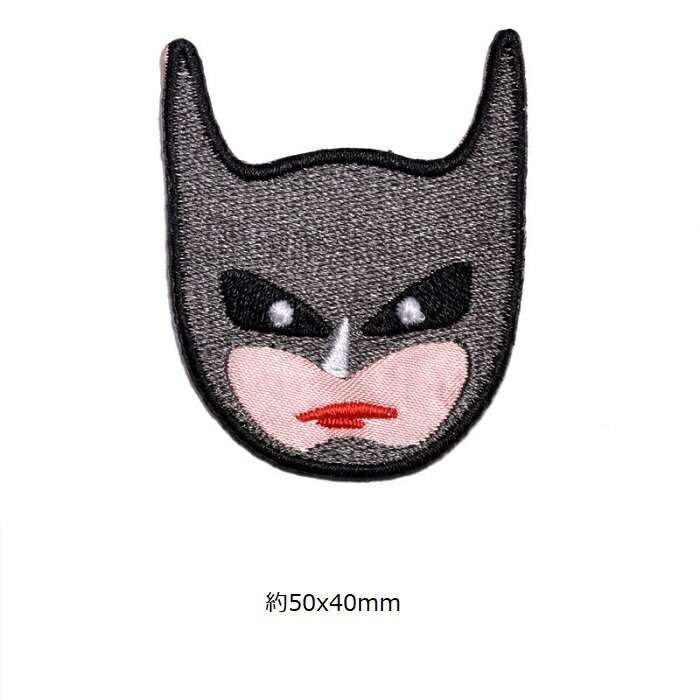 樂天商城 - 忍者 キャプテン バットマン ワッペン アップリケ アイロン対応 1枚