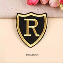 アルファベット 腕章 ワッペン アップリケ アイロン対応 1枚(3)