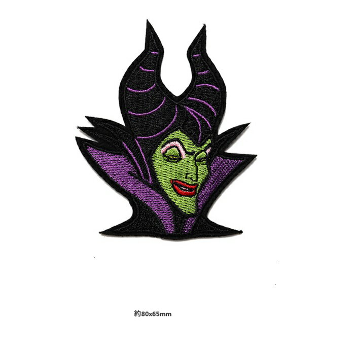 魔女 ハロウィーン ワッペン アップリケ アイロン対応 入園 入学 1枚