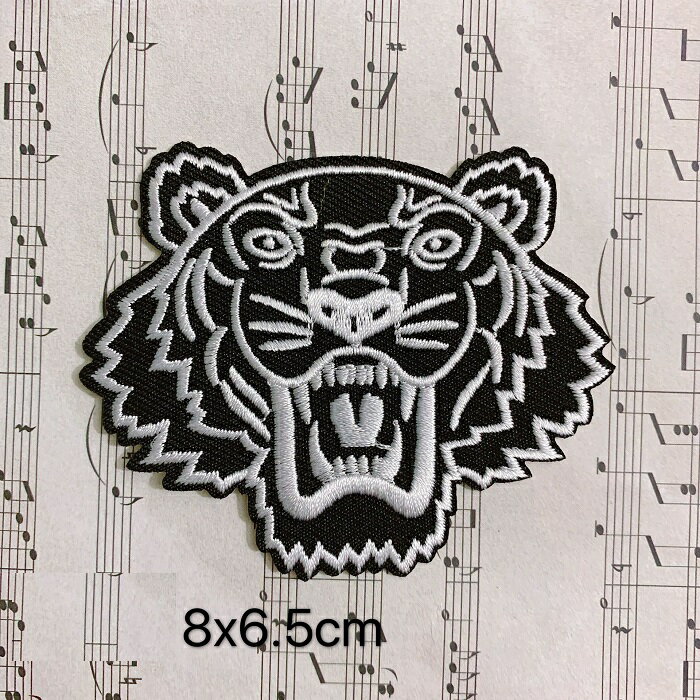 樂天商城 - 虎 タイガー ワッペン アイロン対応 アップリケ 入学 入園 1枚