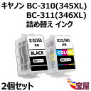 【送料無料】Canon用BC-310XL /345XL共通 