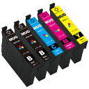 【送料無料】EPSON エプソン用 MUG-4CL(2BK/C/M/Y) 互換インクカートリッジ 増量版 4色5本セット 残量表示可能 ICチップ付 対応機種:...