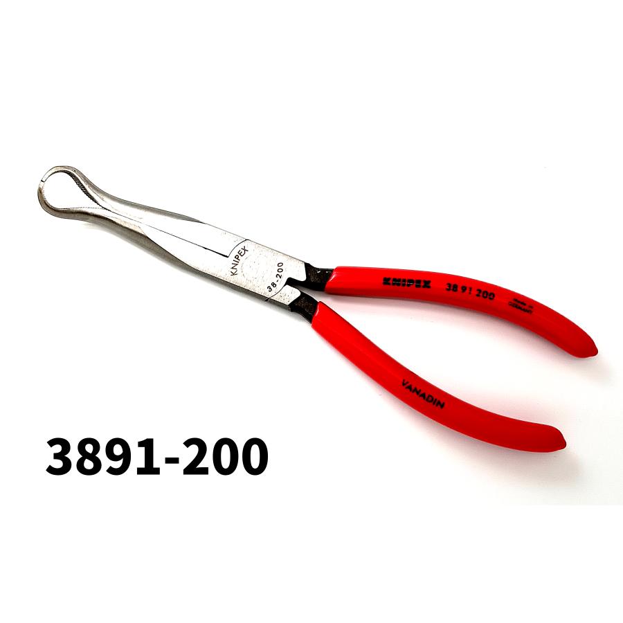KNIPEX クニペックス 3891-200 プライヤー メカニック用プライヤー 200mm くちばし型プライヤー 中硬線 整備工具 ハンドツール 389120...
