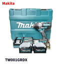 【未使用品】 Makita マキタ 40Vmax 充電式インパクトレンチ セット TW001GRDX 1,350N・m 角ドライブ 19mm バッテリ BL40...