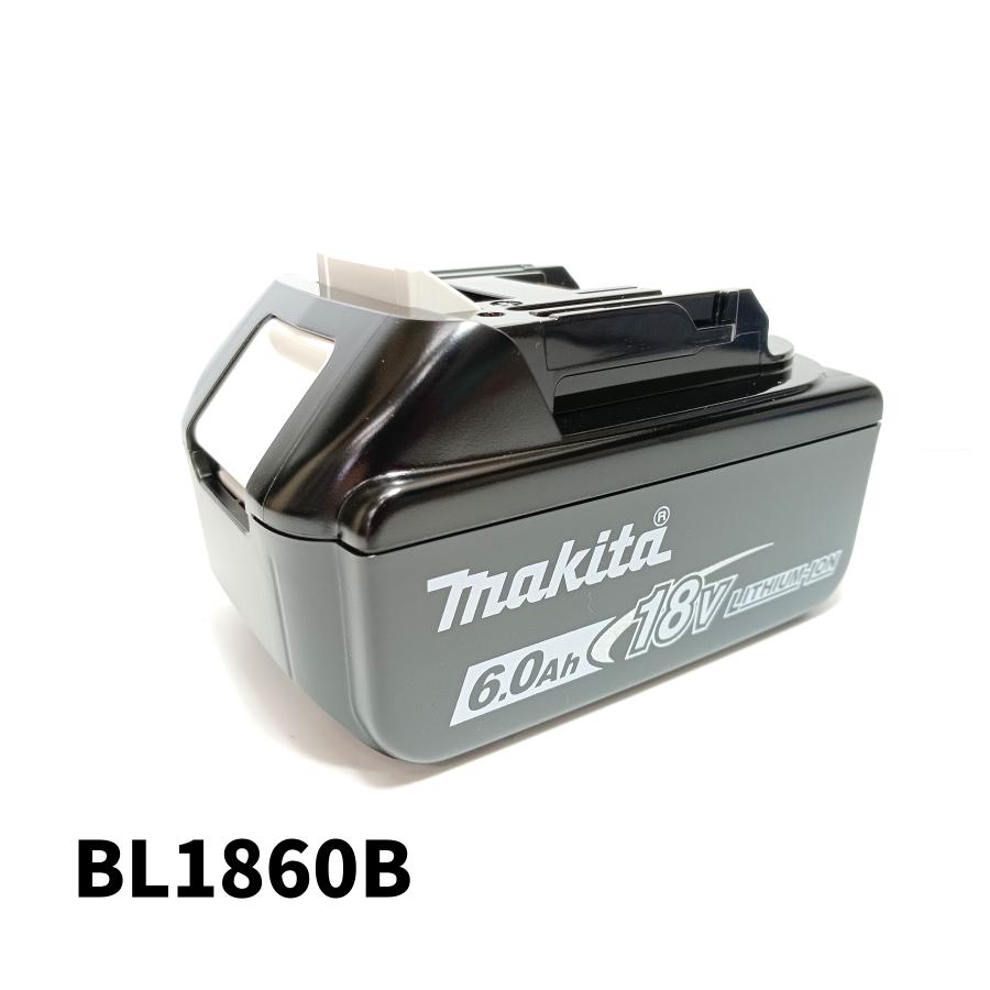 【中古】 【未使用品】 MAKITA マキタ 純正 Li-ion 18V 6.0Ah リチウムイオン バッテリー 残量表示付き 小型 軽量 高容量 雪マーク BL1860B