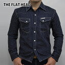 【60%OFF／定価33,550円】THE FLAT HEAD フラットヘッド ウォバッシュデニム ウエスタンシャツ F-DS101 日本製