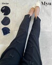 \クーポン利用で3592円!!/選べる3デザイン/3サイズ2丈/アイロンいらず/速乾/【裏起毛超美脚パンツ(myu1210.1208.12XX)】 レディース ...