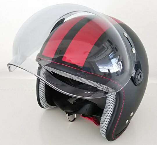 スモールジェット ヘルメット 開閉シールド付(...の紹介画像2