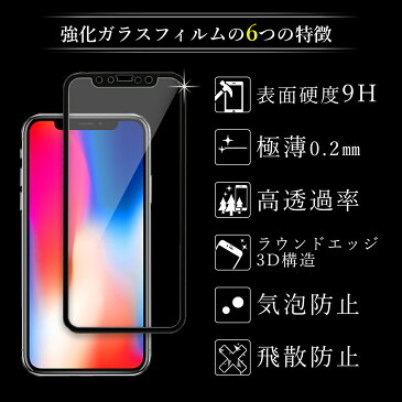 【全面保護】強化 ガラスフィルム スマホ 9H iPhone11 iPhone se 強化ガラス 保護フィルム ガラスフィルム 全面保護フィルム 液晶保護 iPhone8 iPhone6s Plus iPad アイフォン7 アイフォン6s iPhone8 iPhone X カバー