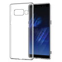 Galaxy Note 8 ケース docomo SC-01K au SCV37 TPU グリップ カバー ギャラクシー Note8 薄型 軽量 ソフト 透明 クリア