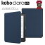 Kobo Clara HD 6  ư Slim ޡȥС Żҽ ꡼  եå   ץ ȥ꡼ 쥶 TPU Navy  ͸ǥ