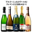 【送料無料】 ブルゴーニュ＆ロワール入り!クレマン飲みくらべ5本セット 第2弾 スパークリングワイン ワインセット 【7796016】