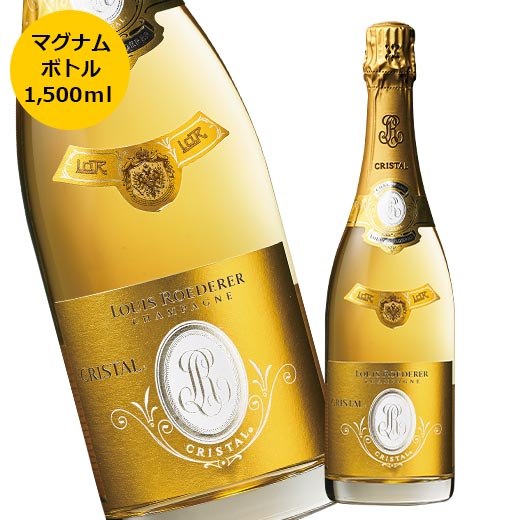 【送料無料】クリスタル・ルイ・ロデレール’06 マグナムボトル(ACシャンパーニュ 白 発泡) スパークリングワイン シャンパーニュ 【7797169】