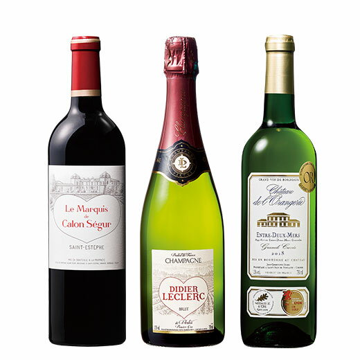 【 送料無料 】 いい夫婦 赤白シャンパン3本セット 赤ワイン 白ワイン スパークリングワイン ワインセット 【W00450】