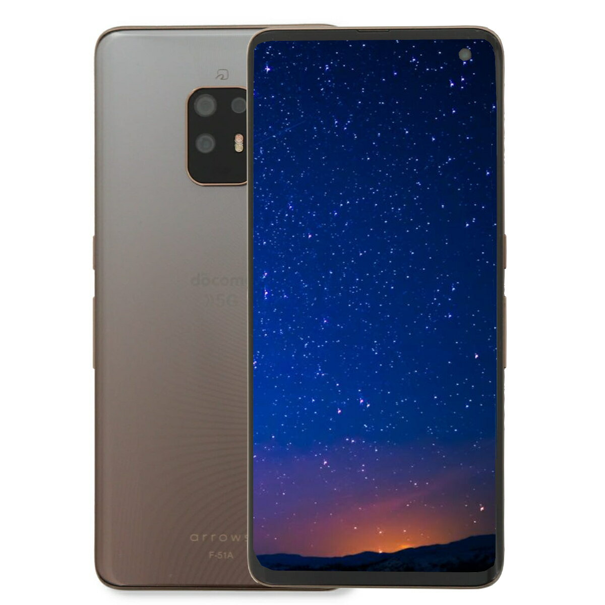 Rakuten - 【中古】 Fujitsu Arrows 5G F-51A 128GB ドコモ SIMロック解除済み [Cランク] 中古スマホ 中古 スマホ スマートフォン 本体 端末 保証付き 即日発送