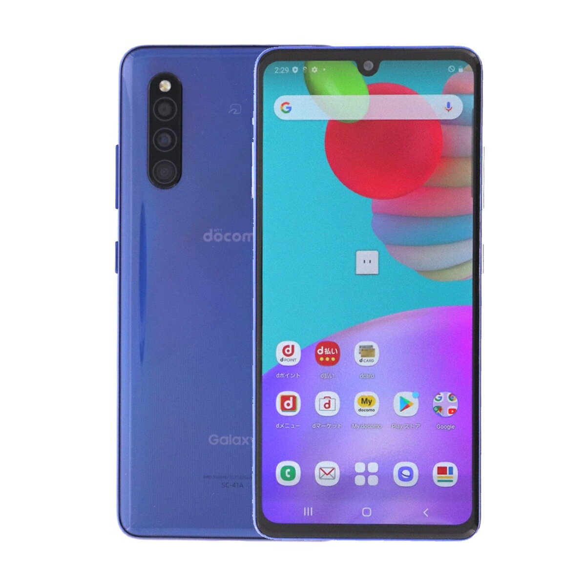 【中古】 Samsung Galaxy A41 SC-41A 64GB ドコモ SIMロック解除済み ...