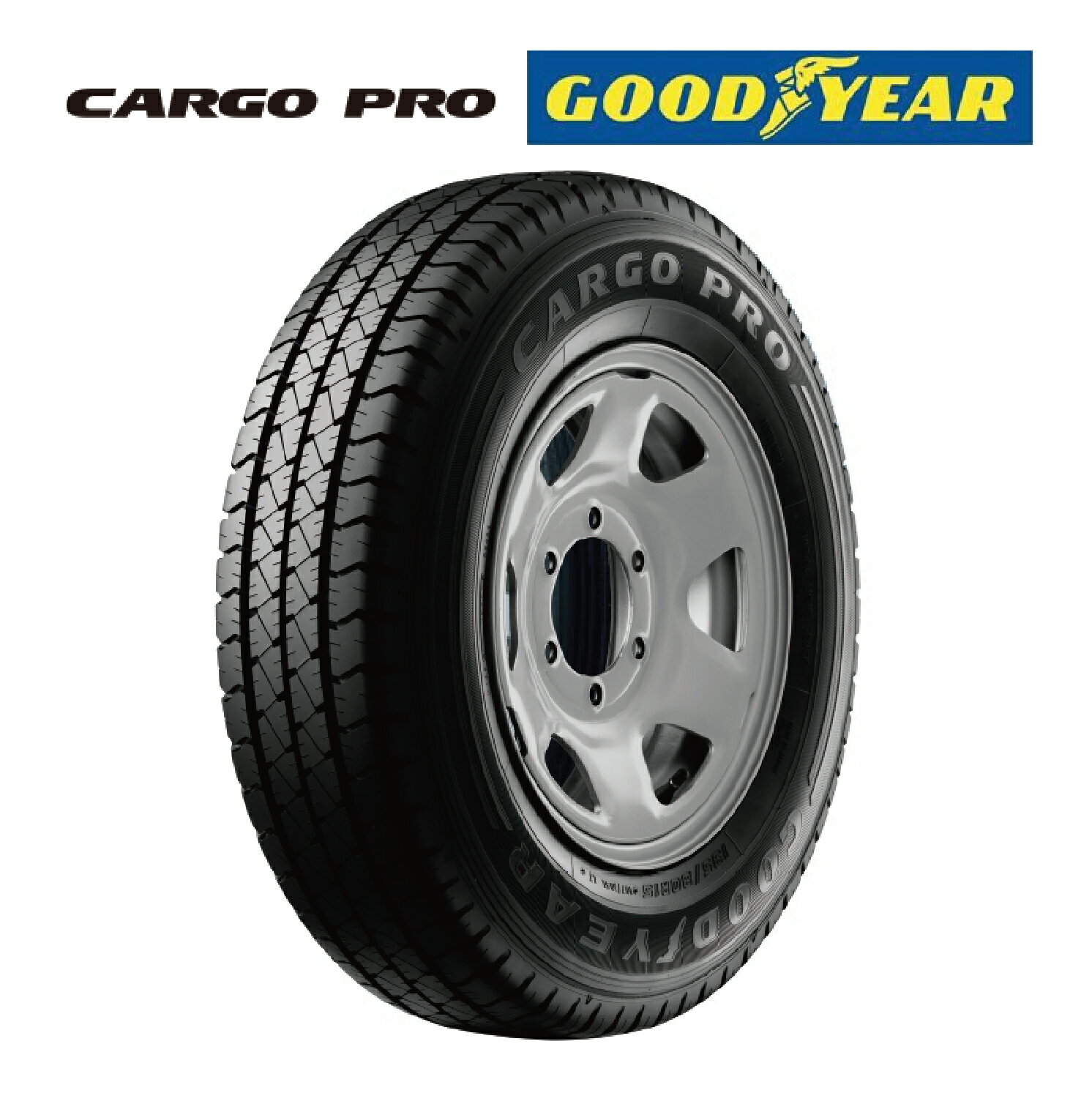 サマータイヤ CARGO PRO 155/80R14 88/86N GOODYEAR バン用 (北海道・沖縄県・全国離島は発送不可) グッドイヤー カーゴ プロ