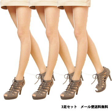 【3足セット】ドット柄 ストッキング (黒 ブラック・ベージュ)(20デニール・つま先スルー・日本製)(FP06)(メール便送料無料) 柄タイツ シアータイツ 水玉 結婚式 stocking tights ladies <代引き不可>