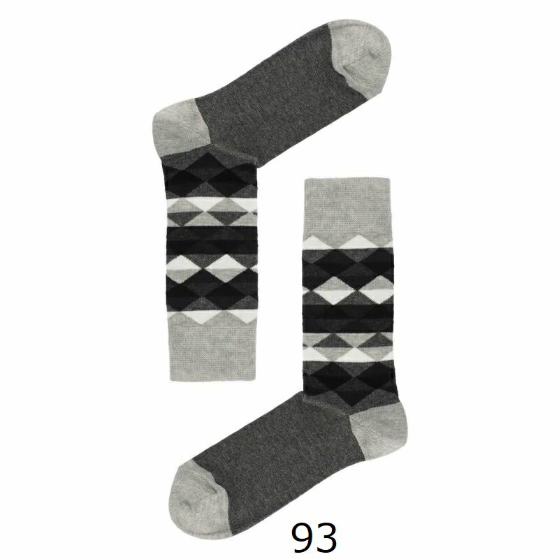 HappySocks HS トライアングル トップ ソックス (色番号93)(23-25.5cm・26-29.5cm) 靴下 国内正規品 ハッピーソックス Triangle Top Sock hs-10201907-93 D1PK