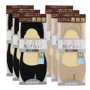 【3足セット】足袋型 フットカバー 浅履き (M・L・LL)(黒・ベージュ) レディース たびソックス mx-ca361-3p