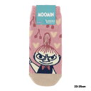 MOOMIN リトルミイ さくらんぼ柄 スニーカー丈ソックス　23-25cm　ムーミンキャラクター　靴下　little my レディース