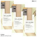 【3足セット】THE LEG BAR 着圧メッシュ柄ストッキング ひざ下丈 22-25cm (黒・ベージュ) シアータイツ レディース アツギ FS50308 ...