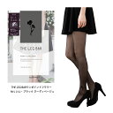 THE LEG BAR ポピー柄 ストッキング M-L・L-LL 黒・ベージュ レディース アツギ パンスト ag-fp13420