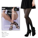 CLINICAL 着圧ストッキング 足首26hPa M-L L-LL 黒 ベージュ レディース アツギ クリニカル ag-fp2411