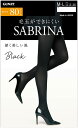 サブリナ ブラック 80デニール タイツ M-L・L-LL 黒 レディース グンゼ SABRINA SB585 毛玉ができにくい gz-sb585
