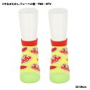 【キッズ13-19cm】アンパンマンとスイカ柄 スニーカー丈ソックス 13-19cm 子供用 靴下 それいけ!アンパンマン 福助 fk-187-15f2-500