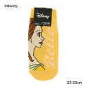 美女と野獣 ベル よこがお スニーカー丈ソックス 23-25cm レディース 靴下 ディズニー sp-ds5722j